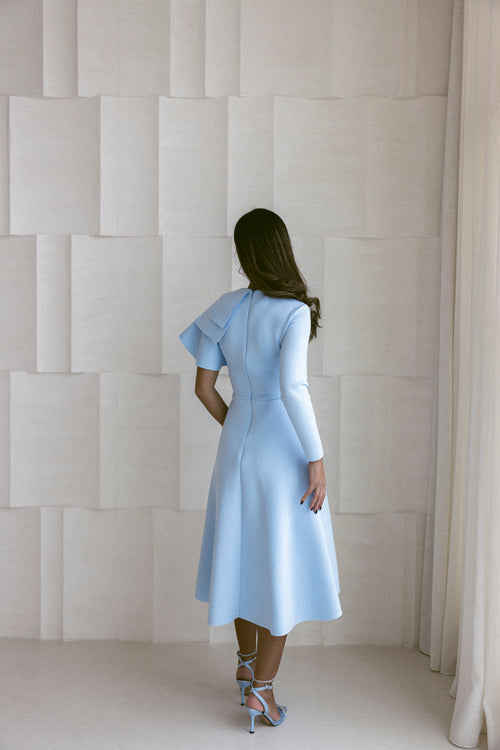 Baby Blue Ruffles Dress