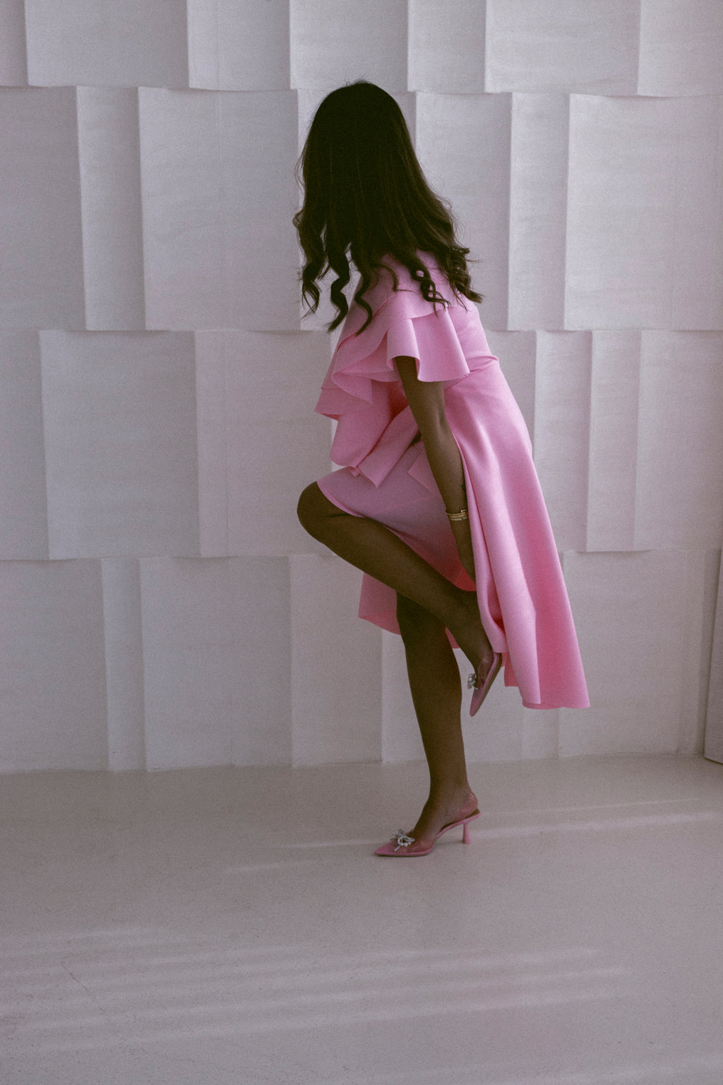 Pink Ruffles Dress