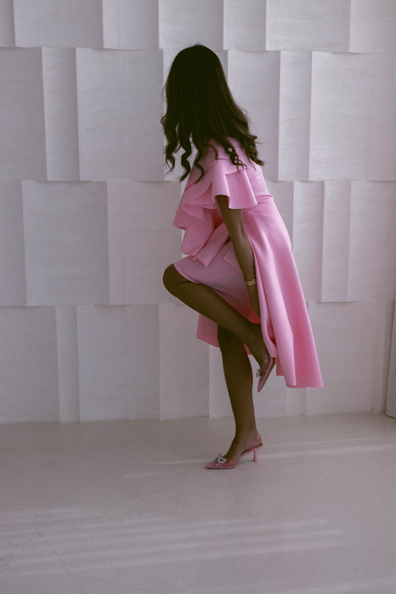 Pink Ruffles Dress